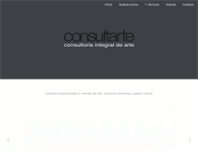 Tablet Screenshot of consultarte.es